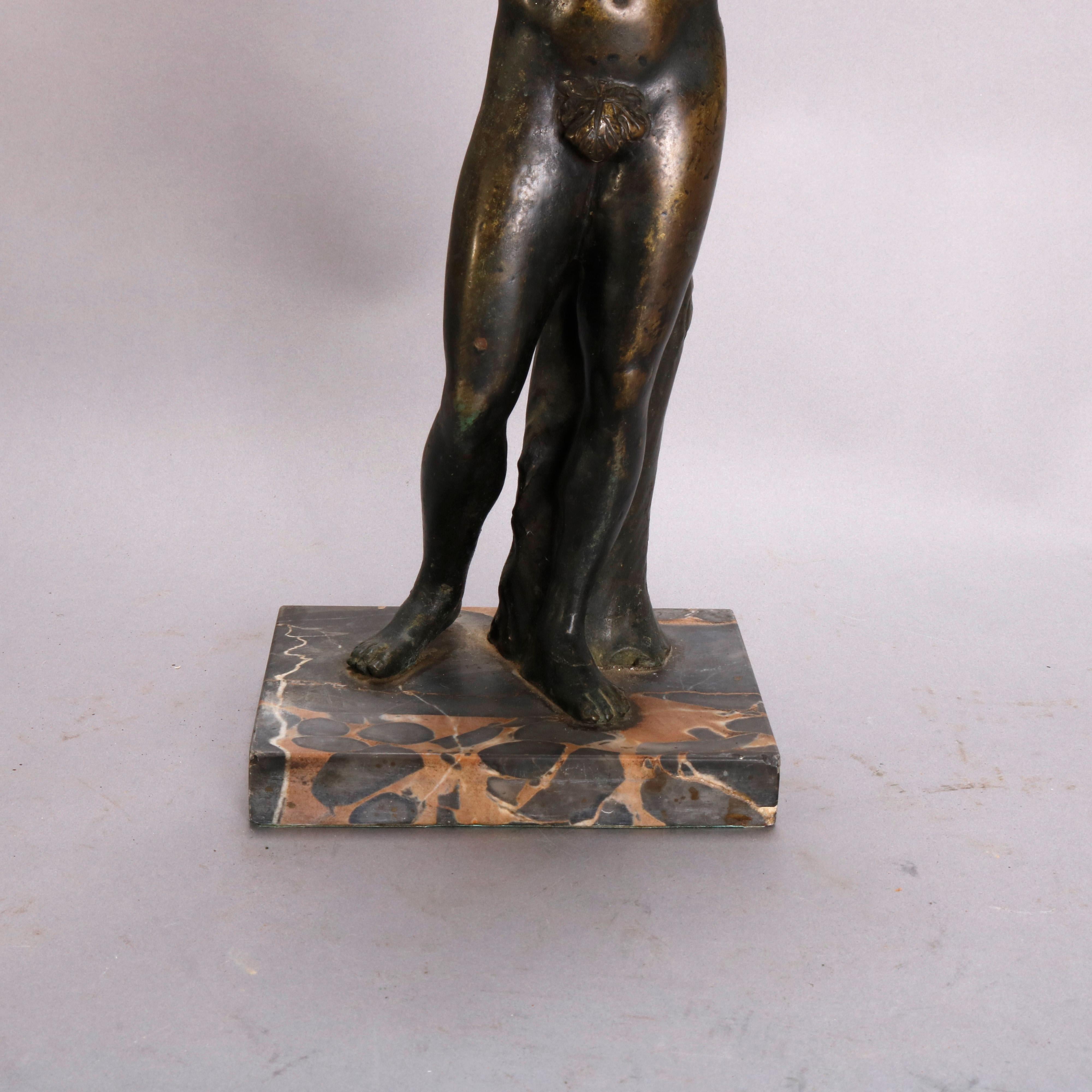 Antique Classical Greek Grand Tour Figural Bronze Portrait Sculpture of Man 1890 2