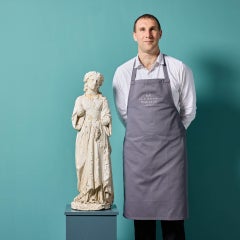 Antique Classical Maiden Plaster Statue