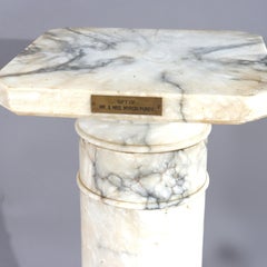 Antique Classical Marble Sculpture Display Pedestal C1900
