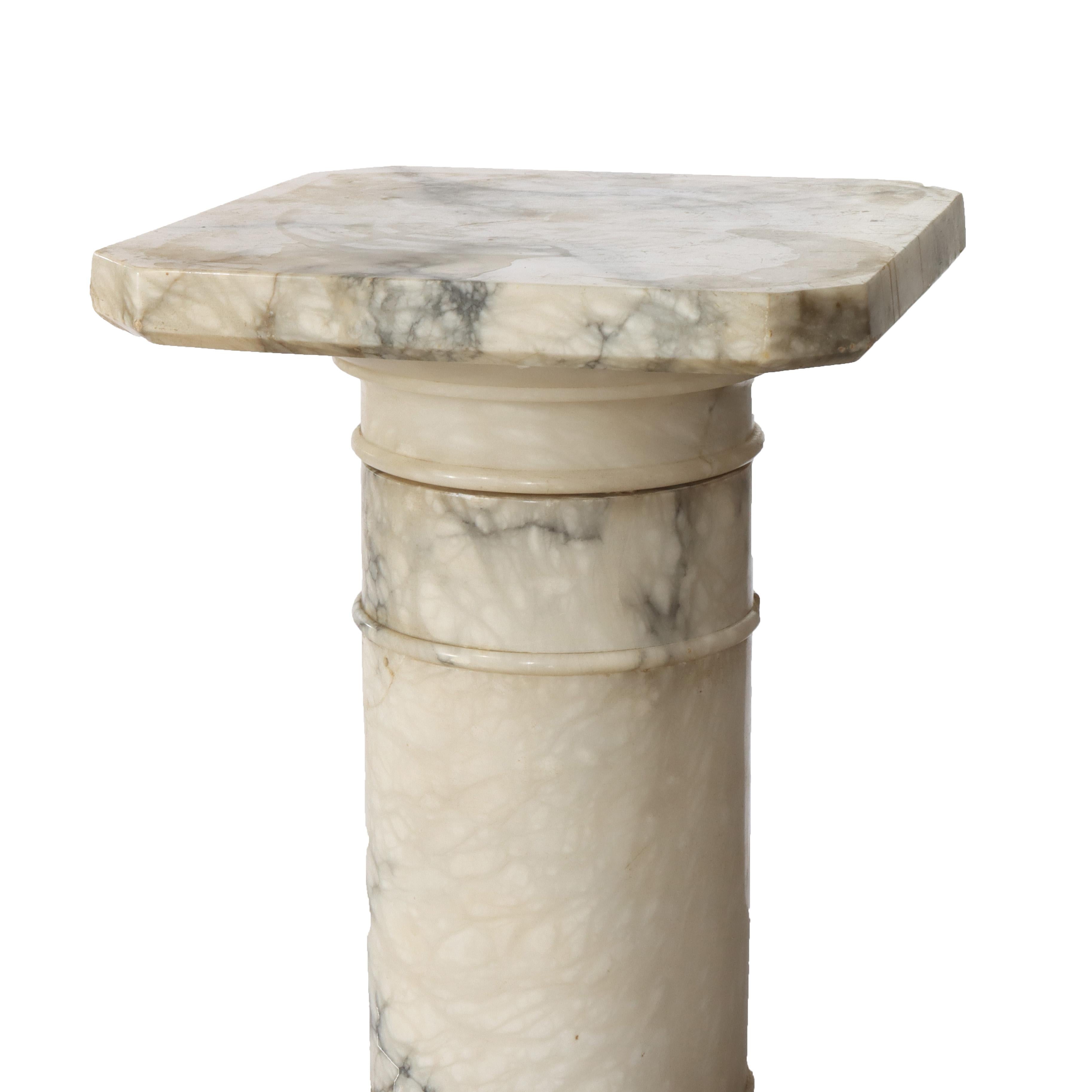 Antike klassische Marmorskulptur Display-Sockel C1900 im Angebot 1
