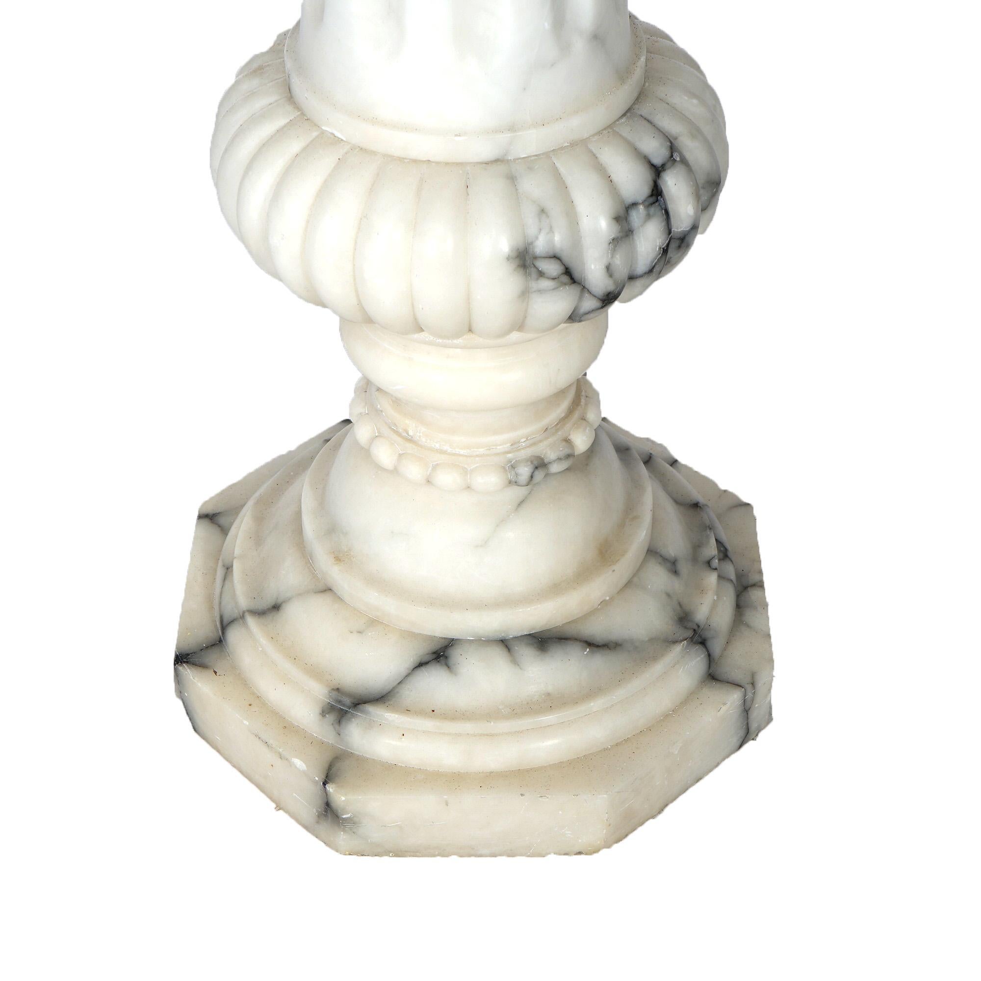 Antique Classical Marble Sculpture Display Pedestal, circa 1890 For Sale 1