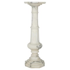 Antique Classical Marble Sculpture Display Pedestal, circa 1890