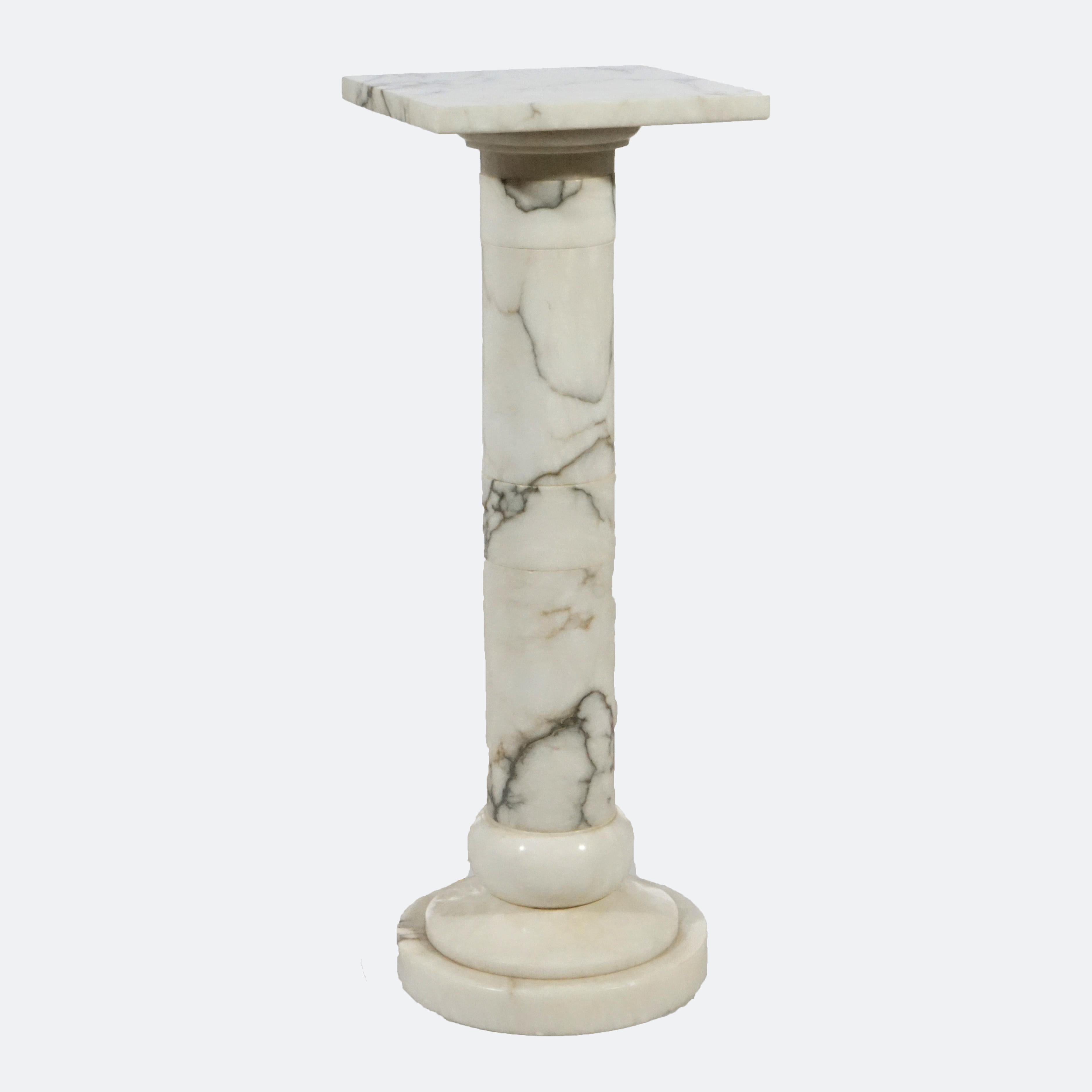 antique marble pedestal