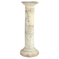 Antique Classical Marble Sculpture Pedestal C1900