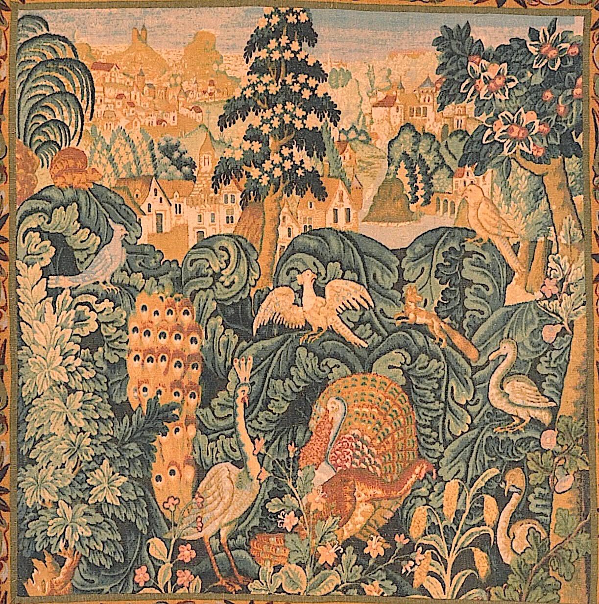 Cette tapisserie murale ancienne (5'9