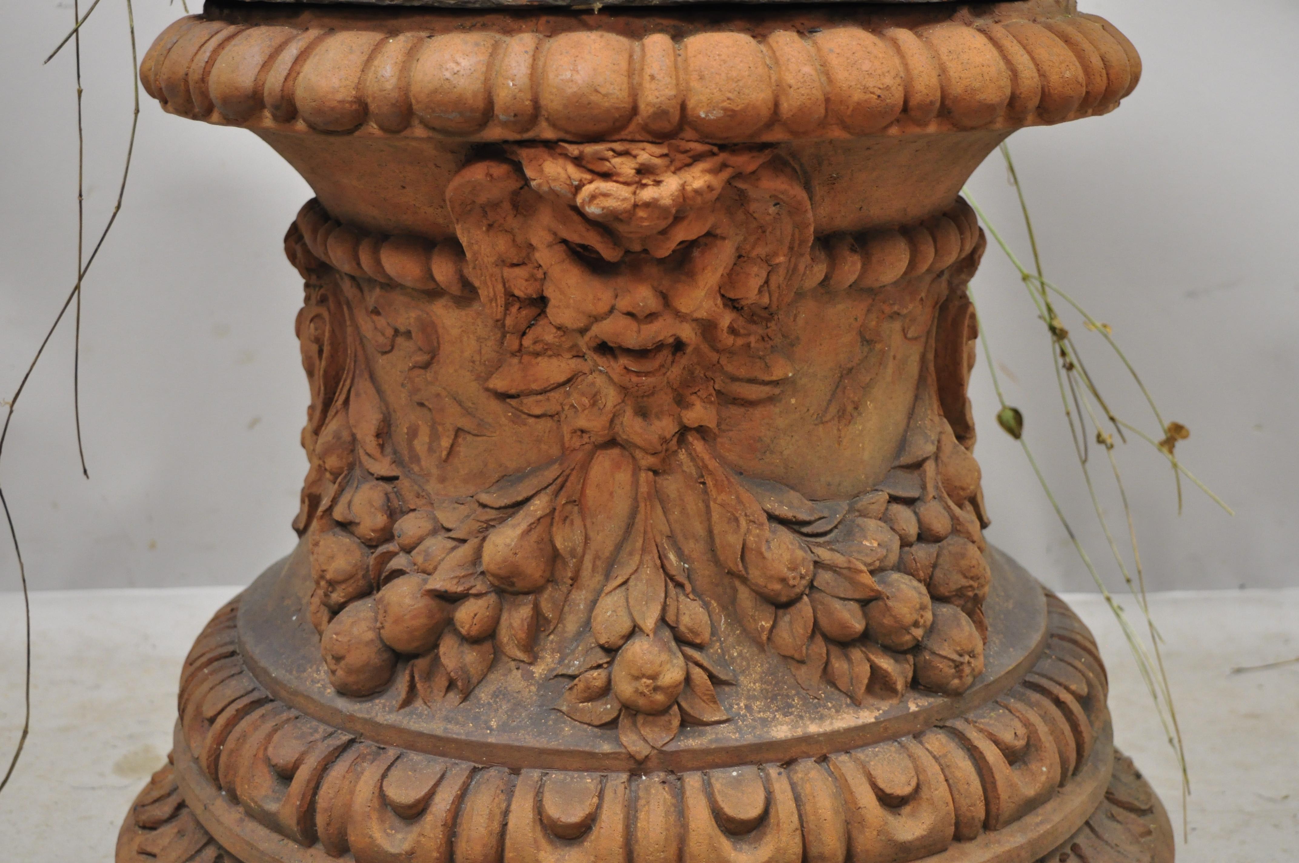 antique terracotta planter