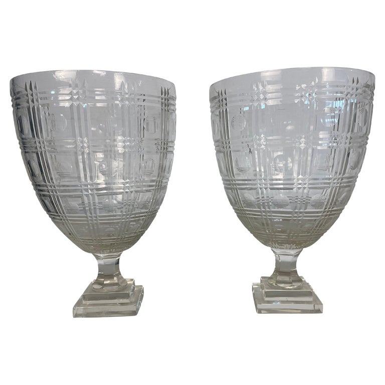 Antique Clear Glass Hurricanes For Sale at 1stDibs