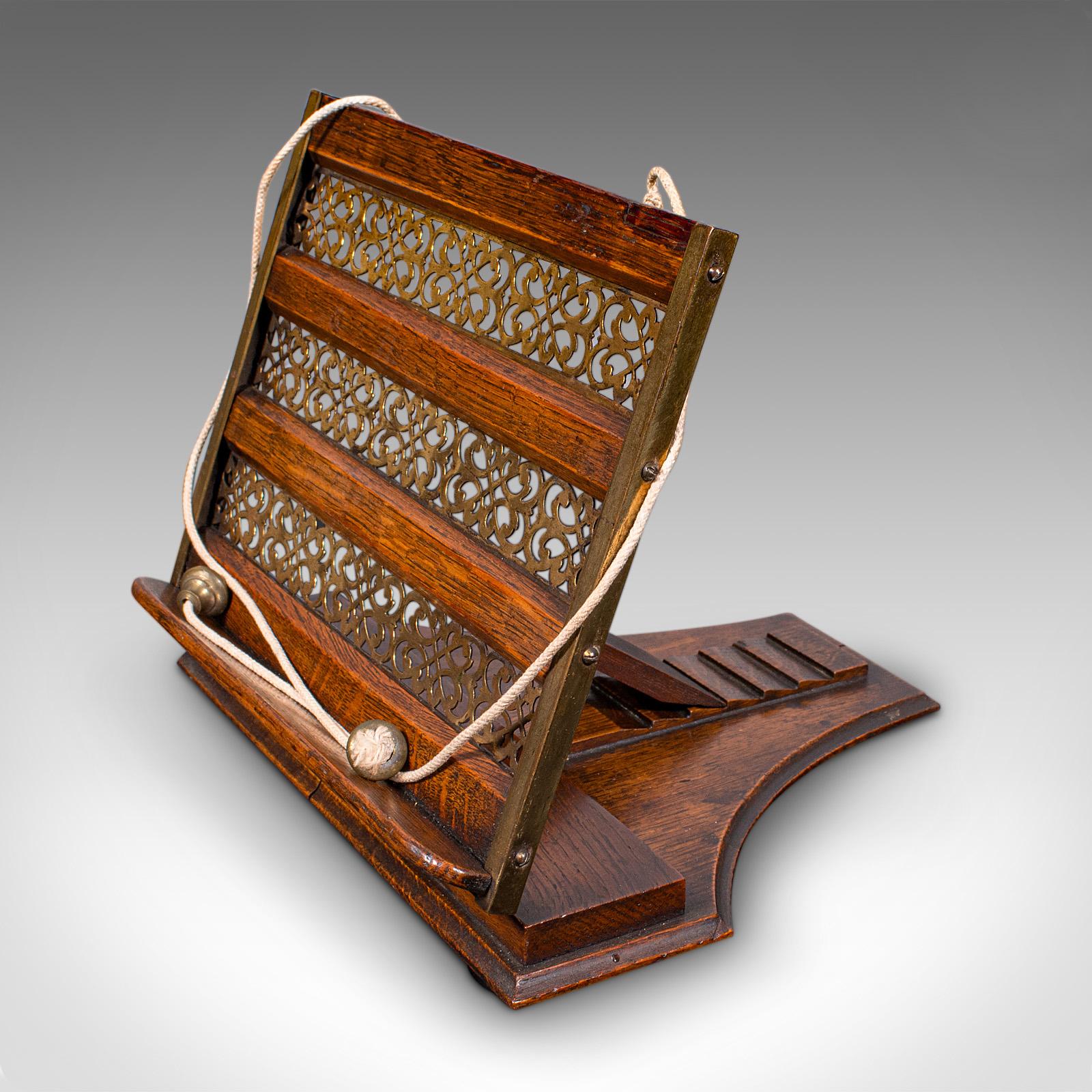 Antique Cleric’s Book Stand, Middle Eastern, Victorian, Folding Lectern, C.1880 2