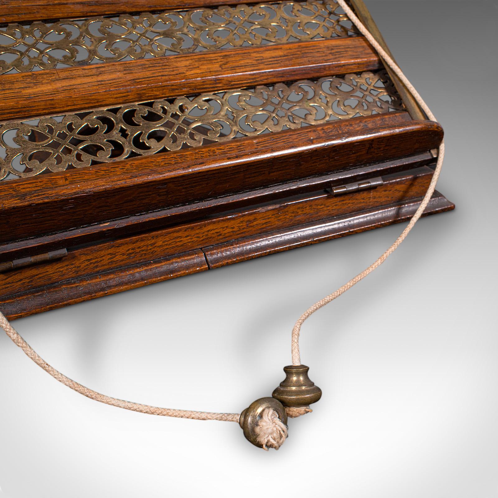 Antique Cleric’s Book Stand, Middle Eastern, Victorian, Folding Lectern, C.1880 3