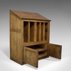 Antique Clerks Standing Desk, Victorian, Pine, Writing Table, Lectern circa 1890