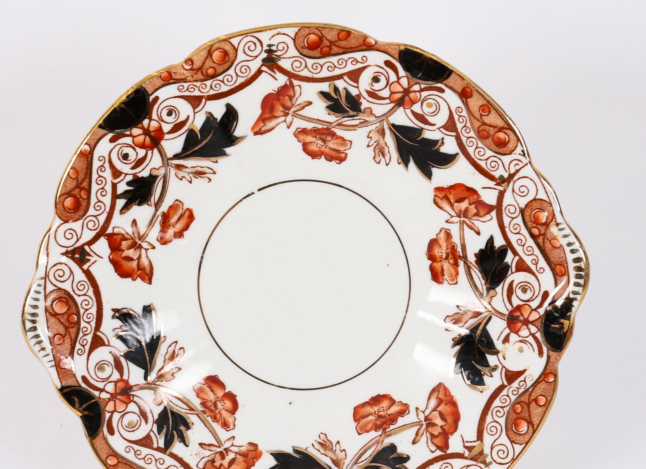 Antique Clifton China 34 piece Tea Set By Wildblood & Heath 19th Century For Sale 1