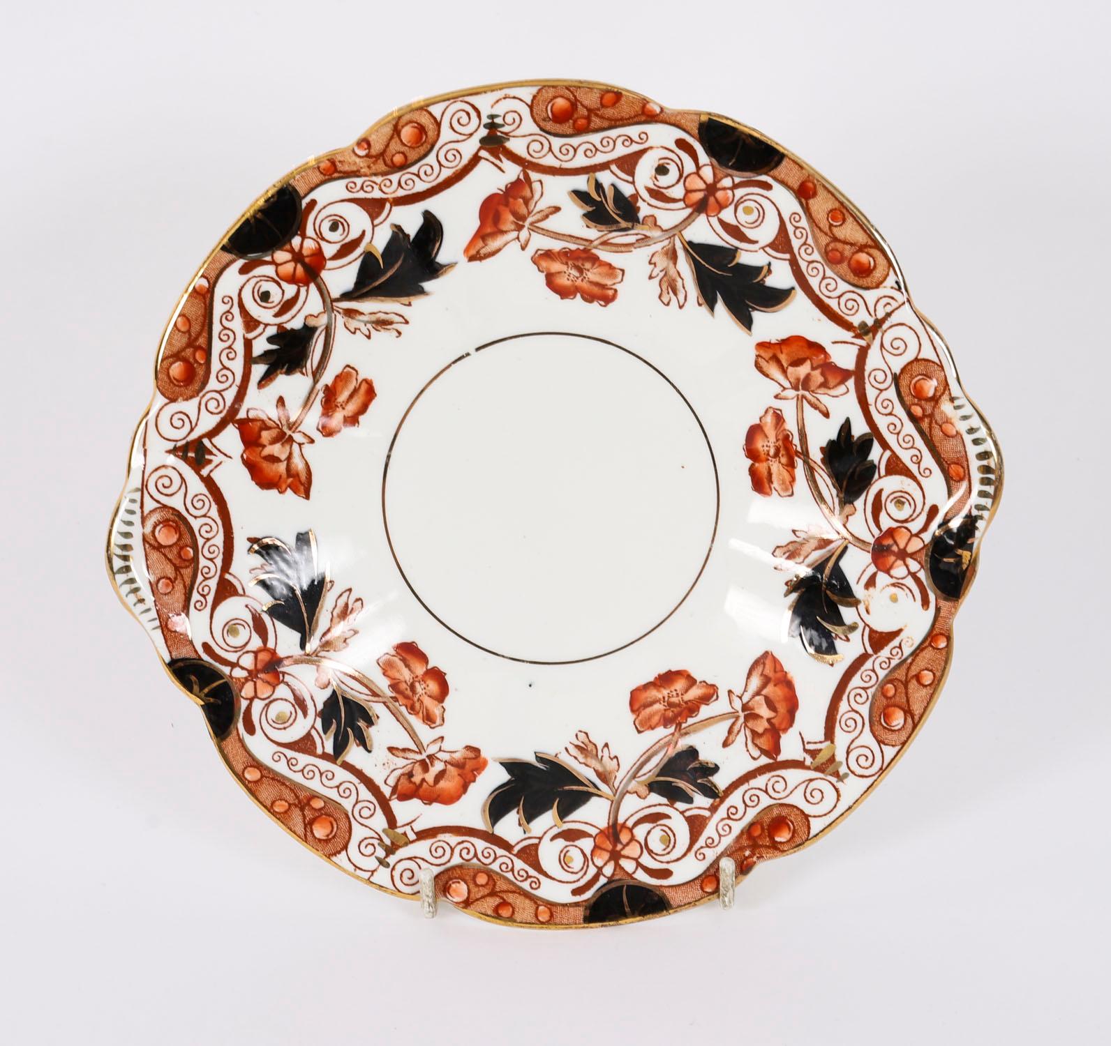 Antique Clifton China 34 piece Tea Set By Wildblood & Heath 19th Century For Sale 2