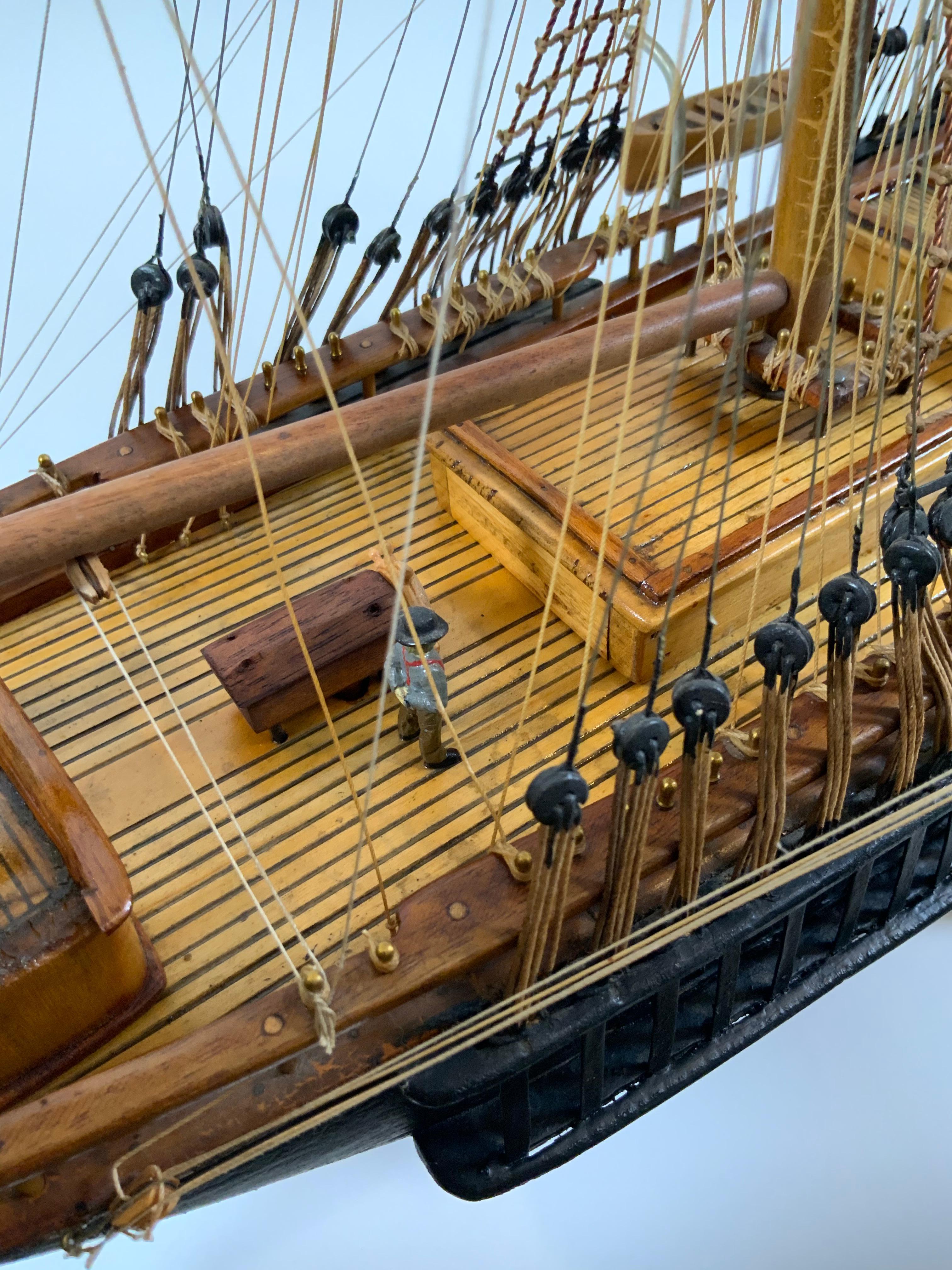 Antique Clipper Ship Model For Sale 2