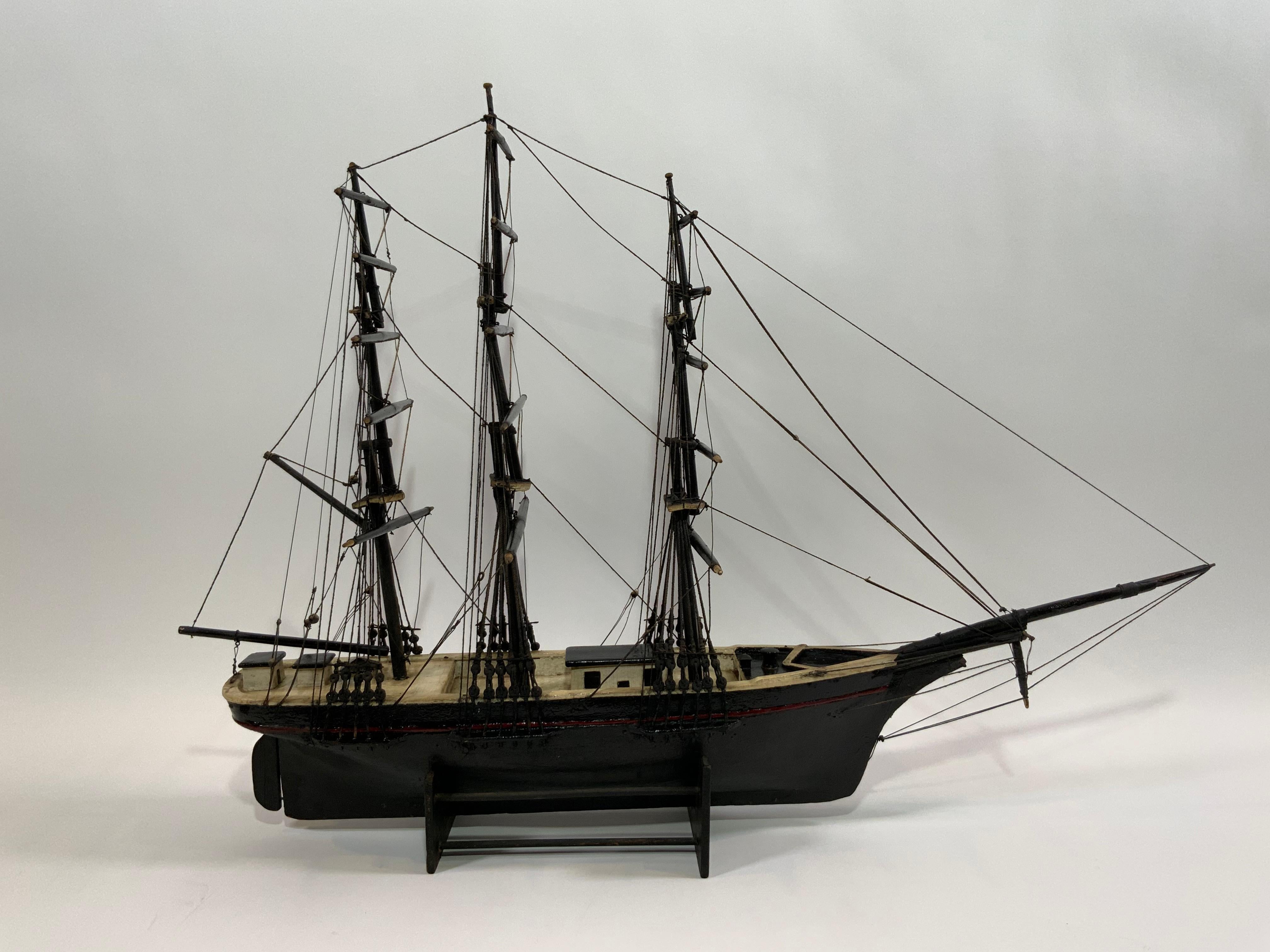North American Antique Clipper Ship Model
