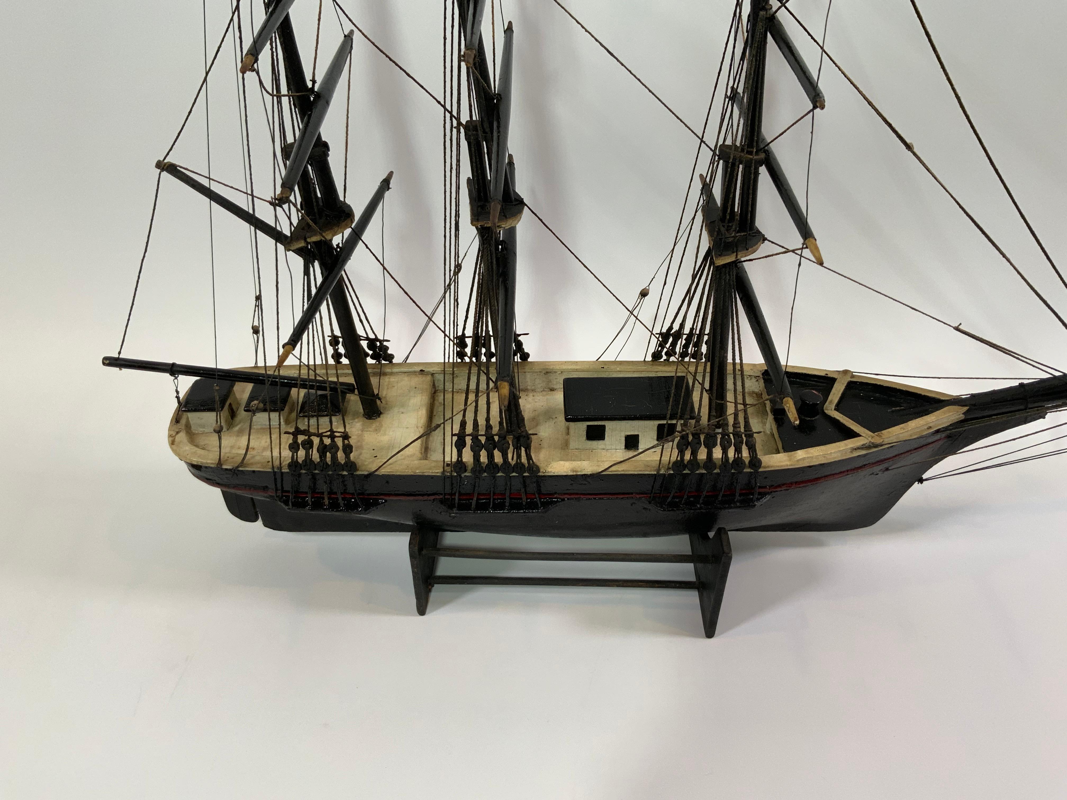 Late 19th Century Antique Clipper Ship Model