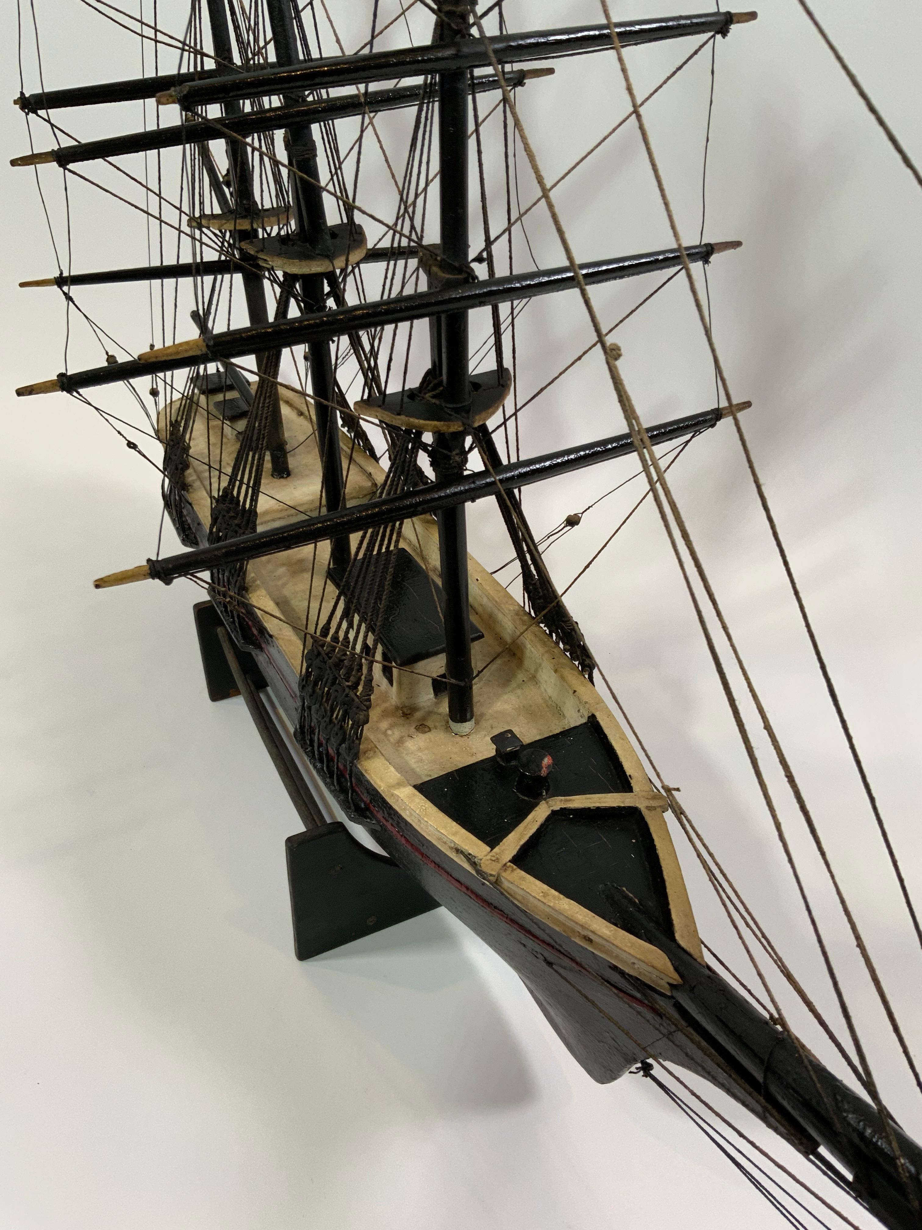 Wood Antique Clipper Ship Model