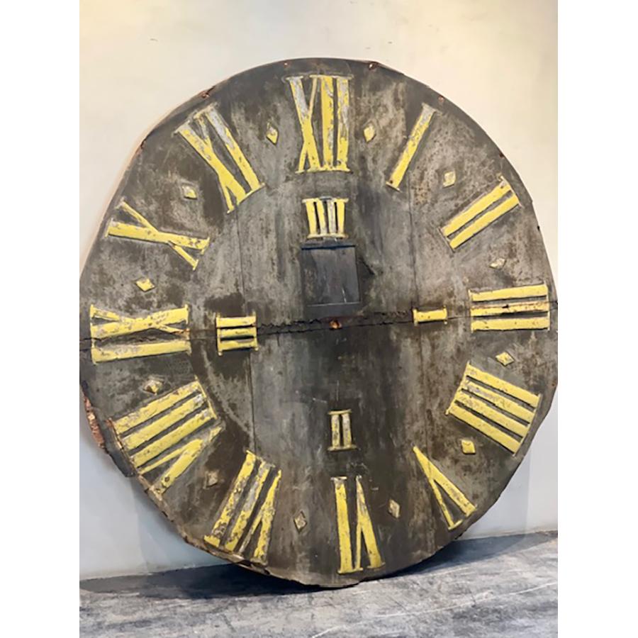 Antique Clock Face, AC-0231 In Fair Condition For Sale In Scottsdale, AZ