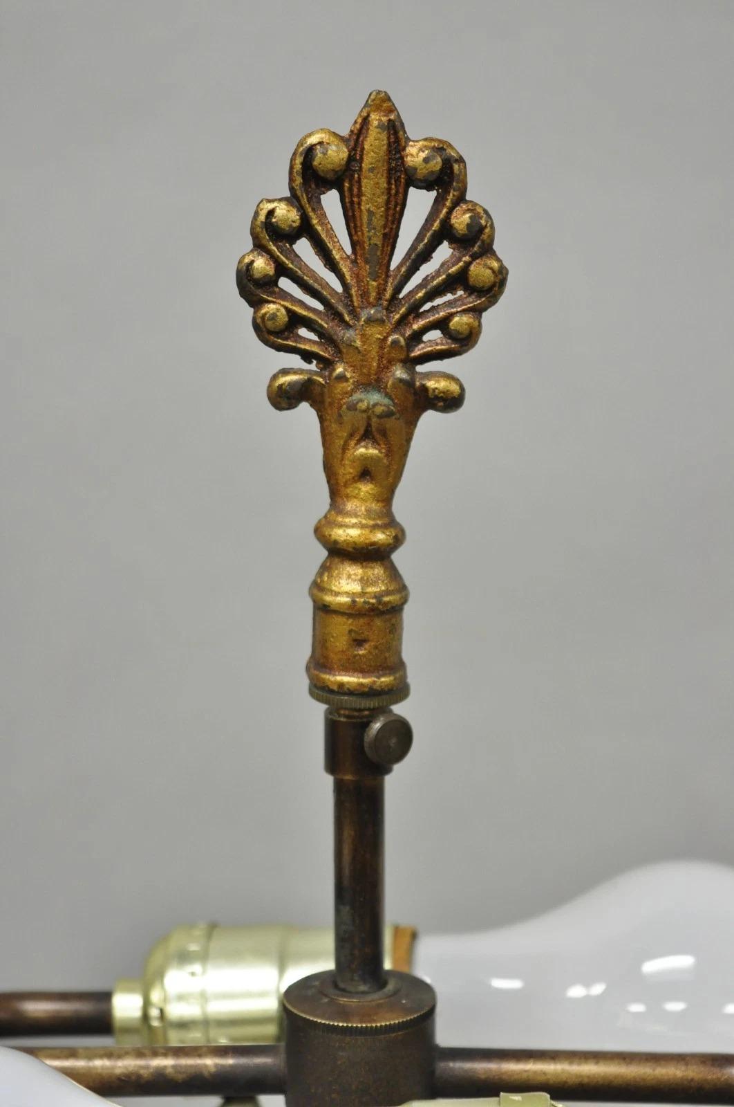 19th Century Antique Cloisonne Chinese Patinated Bronze Porcelain Enamel Pole Floor Lamp For Sale