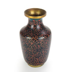 Antique Cloisonne Enameled Cabinet Vase Early 20thC