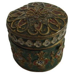 Encrier cloisonné ancien 