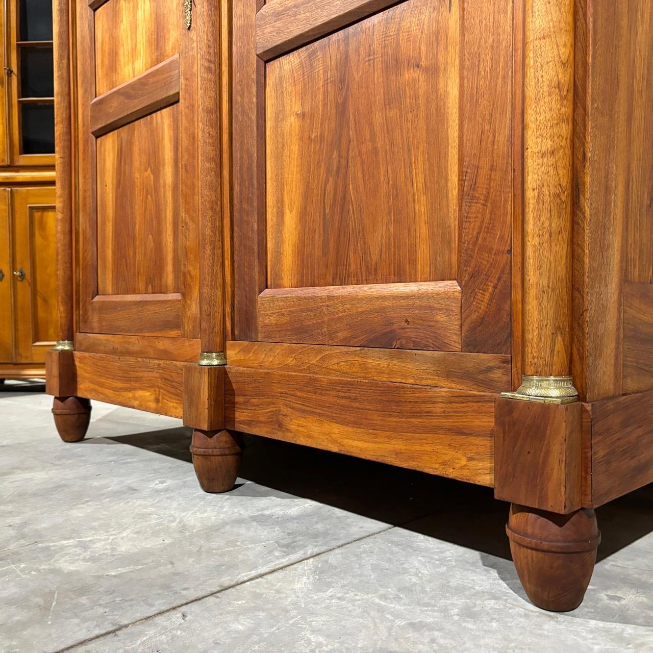Antique closet  2e Empire around 1870  Noble walnut  Restored 4