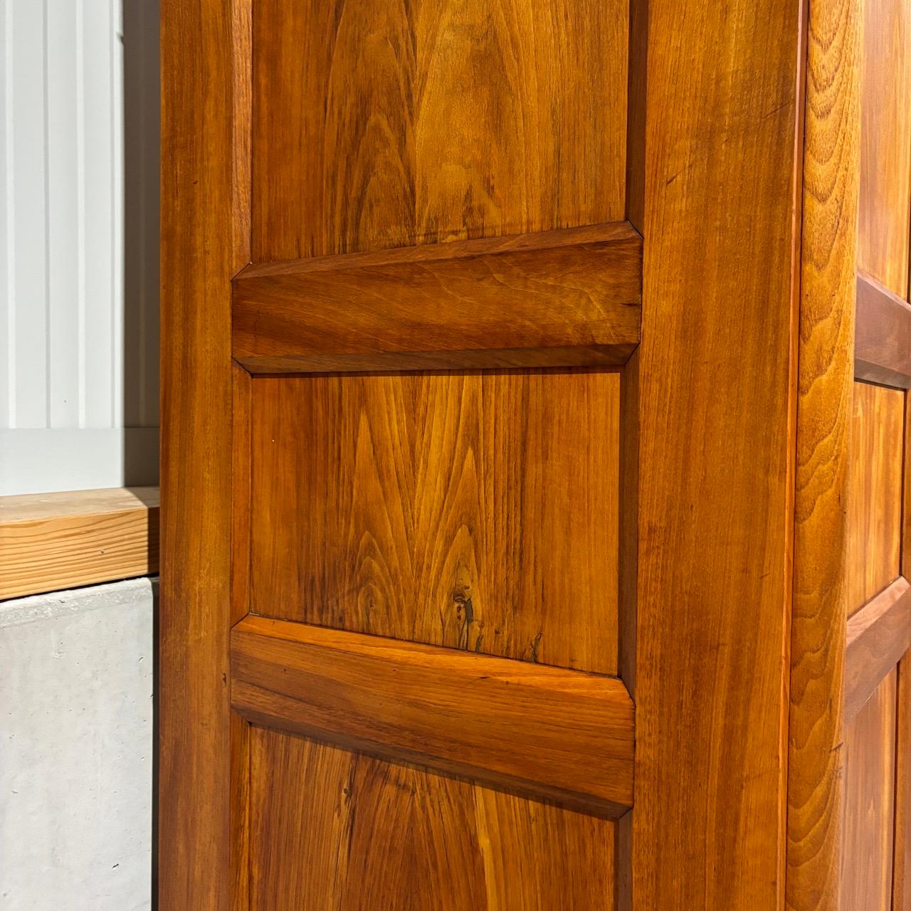 Antique closet  2e Empire around 1870  Noble walnut  Restored 7