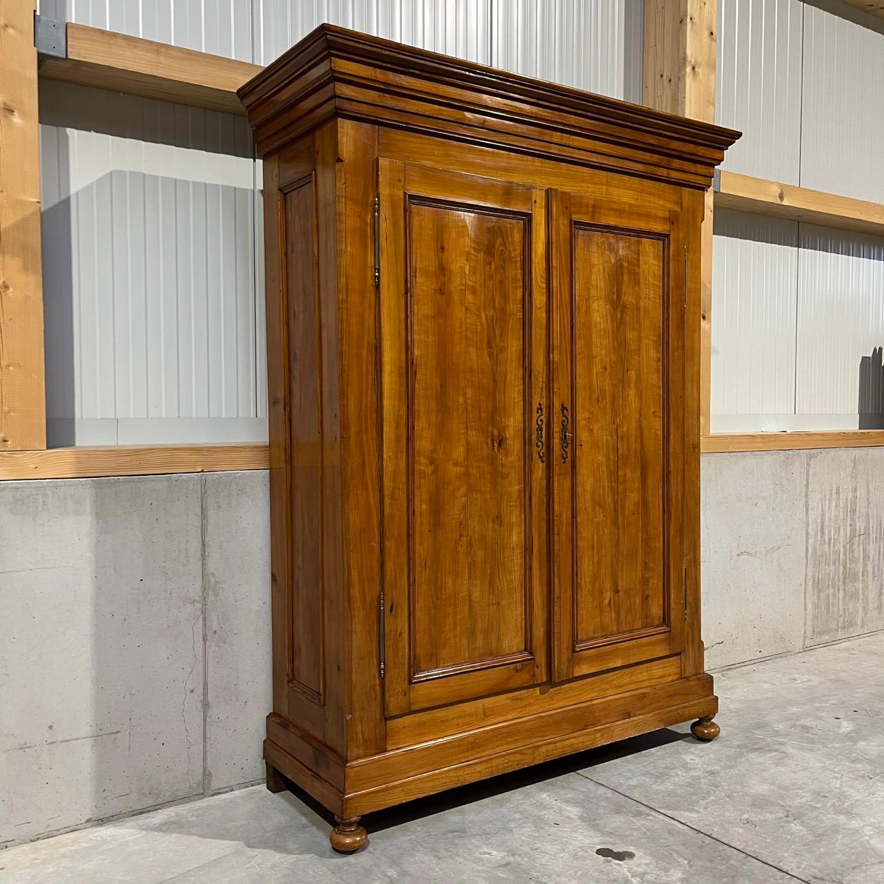 French Antique closet  Louis Philippe around 1850  Cherry wood