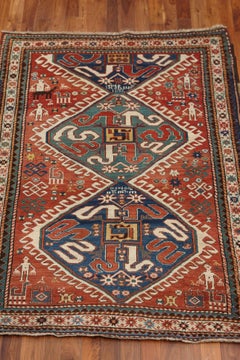 Antique Cloudband Kazak 'Khentsoresk' Rug