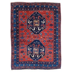 Antique Cloudband Rug - 19th Century Caucasian Cloudband Rug, Wool Rug