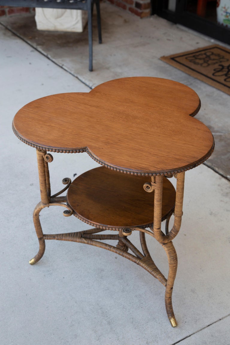 Antique Clover Leaf Table at 1stDibs