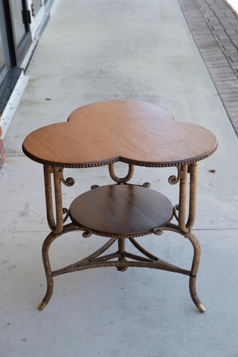 Antique Clover Leaf Table at 1stDibs clover table, cloverleaf table