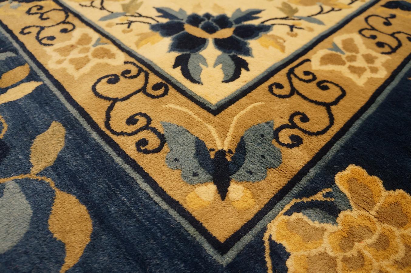Antiker chinesischer Pekinger Teppich (Handgeknüpft) im Angebot