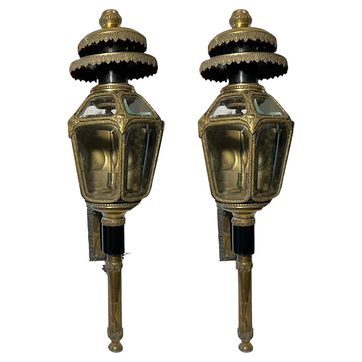 Antique Coach Lamps For Sale at 1stDibs | vintage coach lights, antique coach  lights
