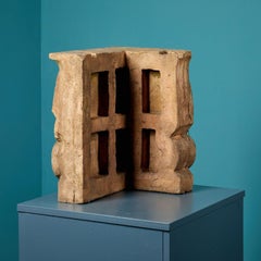 Fragment de frise ancienne en pierre de Coade