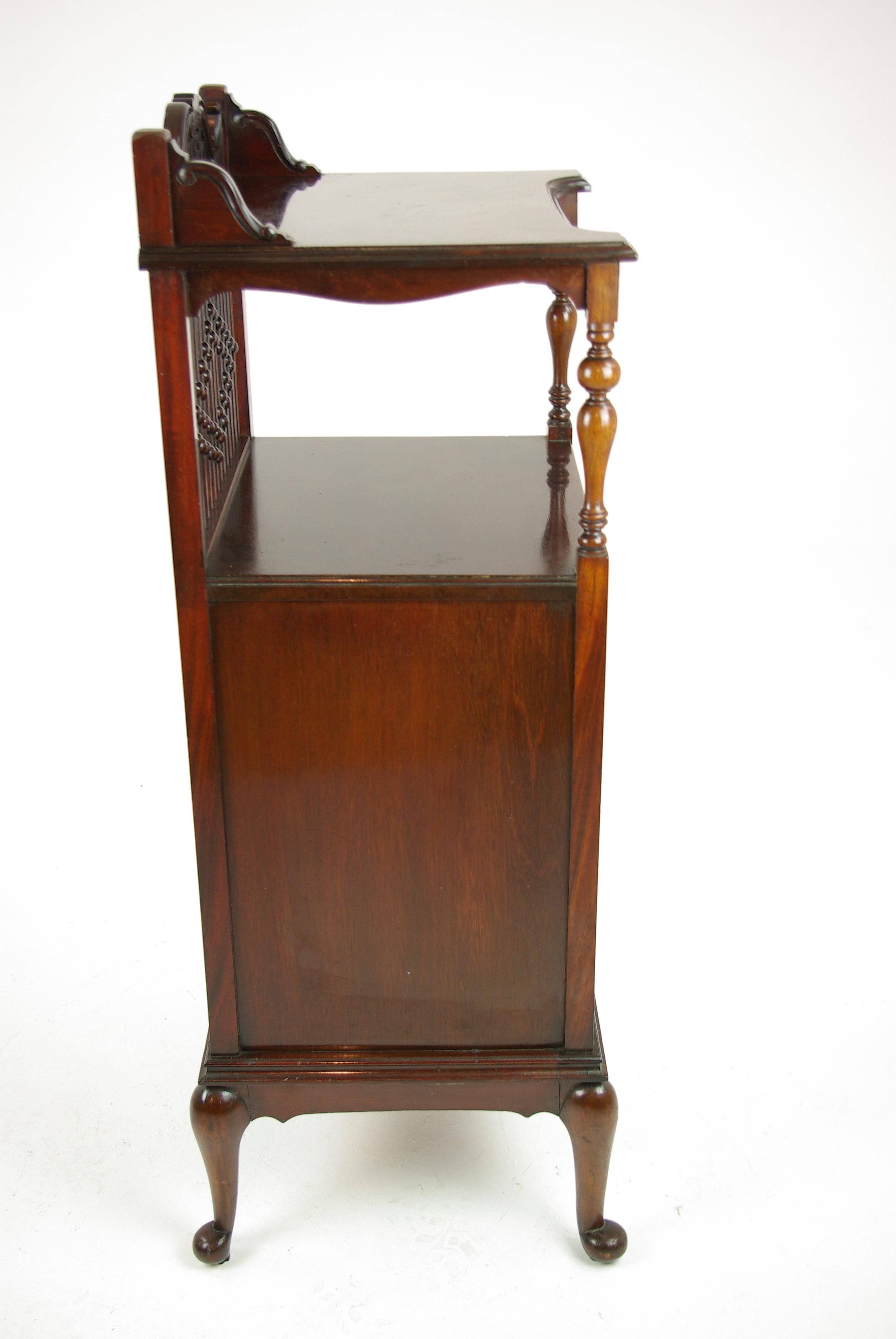 Antiker Kohle Hod, Lampentisch, Nussbaum, Schottland 1880, antike Möbel, H031 (Walnuss) im Angebot