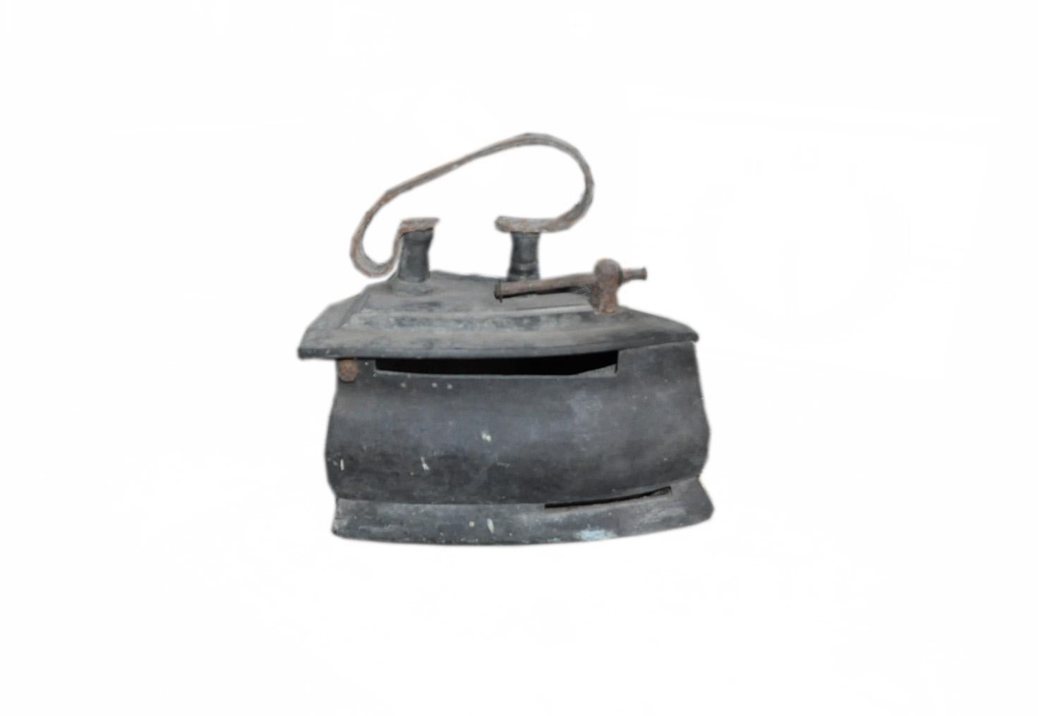 Industrial Antique Coal Iron, Early 20th Century For Sale