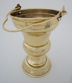Antique Coal Scuttle Polished Brass