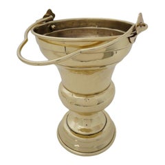 Antique Coal Scuttle Polished Brass