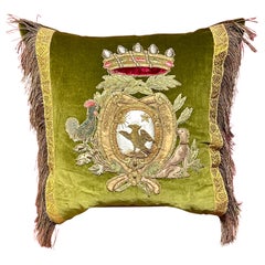 Antique Coat of Arms Pillow