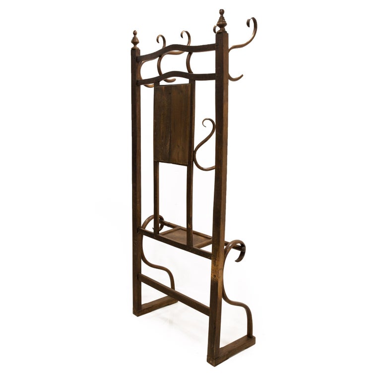 Antique Coat Rack by Michael Austria, Early 20th Century at 1stDibs