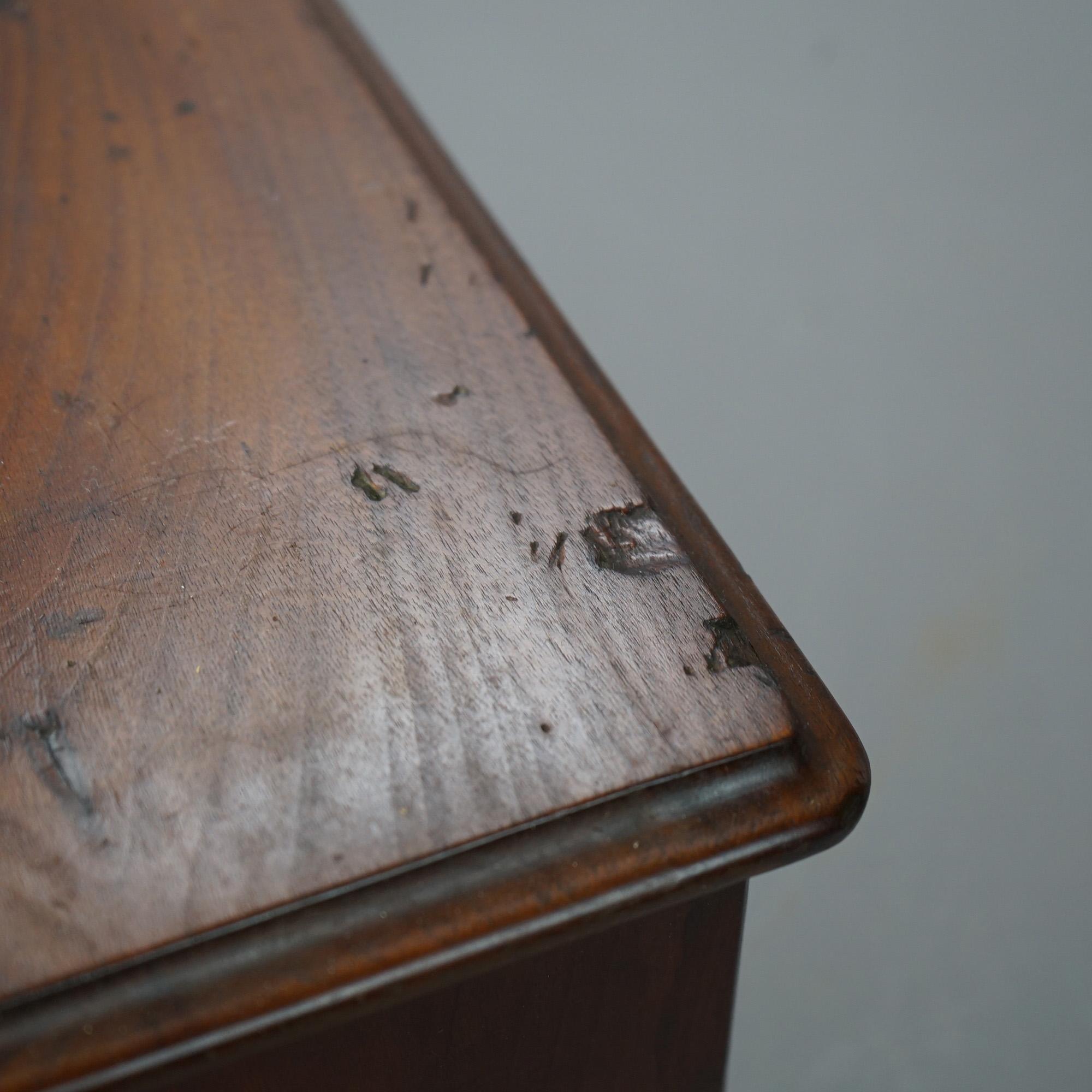 Antique Coats School Cherry Country Store Spool Cabinet, circa 1900 3