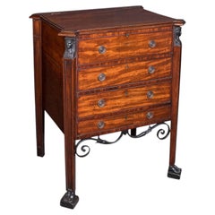 Antique Cocktail Cabinet, English, Egyptian Taste, Great Exhibition, Victorian