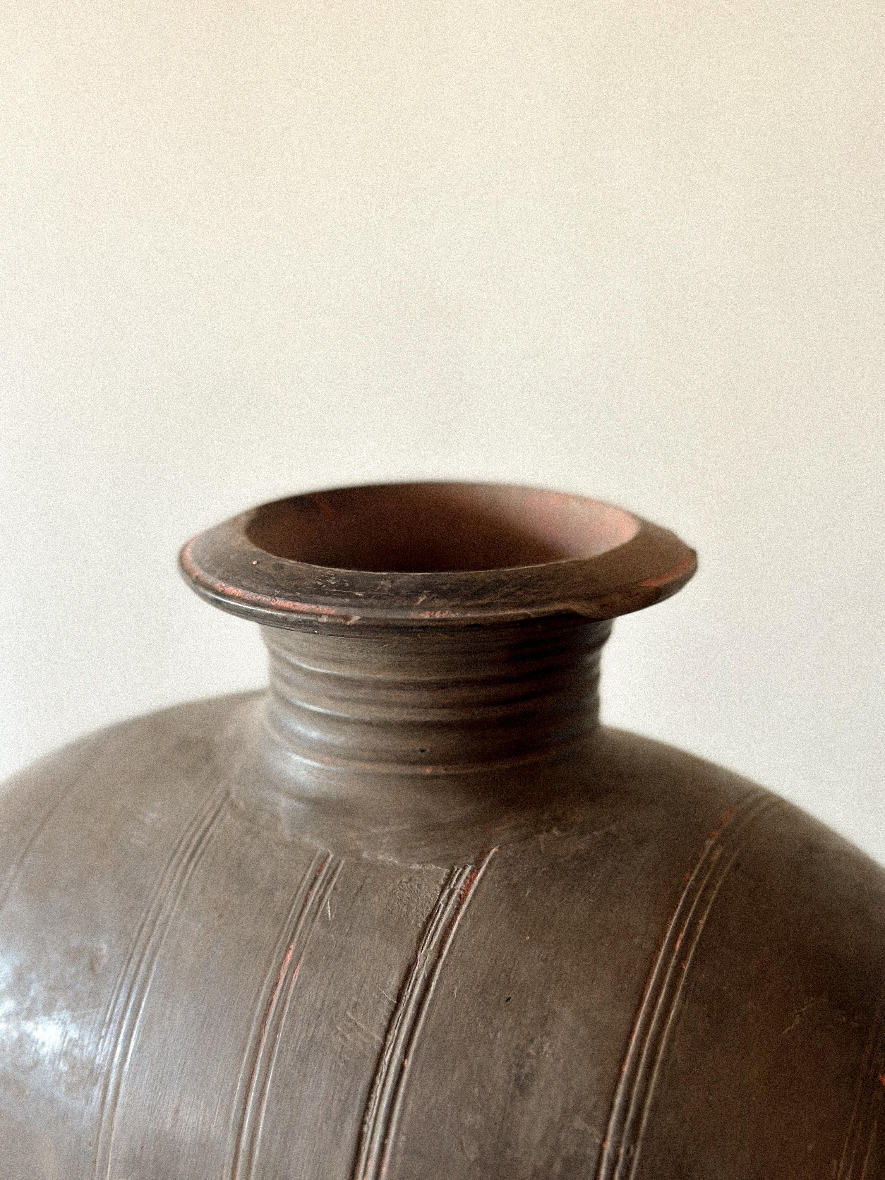 Earthenware Antique Cocoon Jar, Han period (206 BCE - 220 CE) For Sale