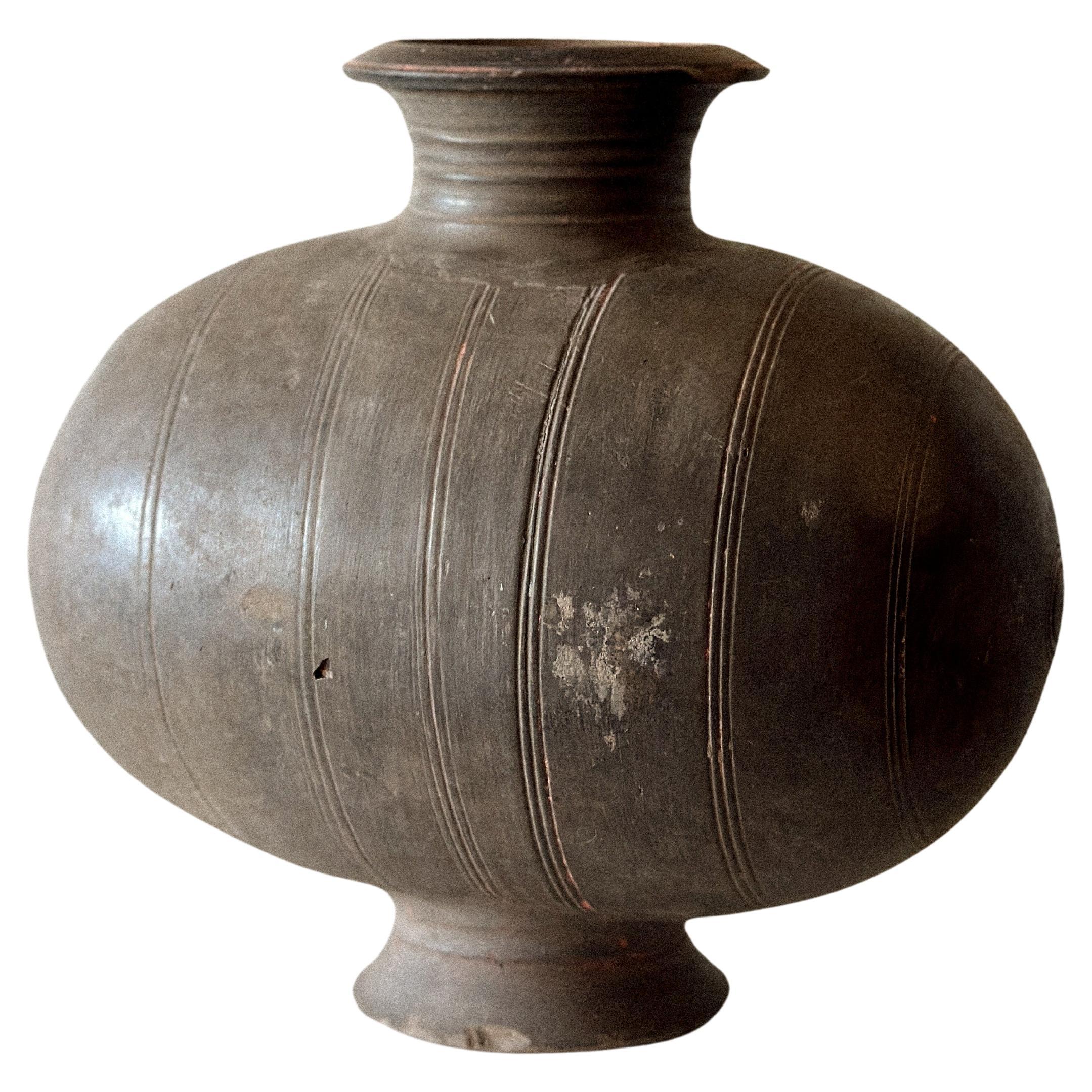 Antique Cocoon Jar, Han period (206 BCE - 220 CE)
