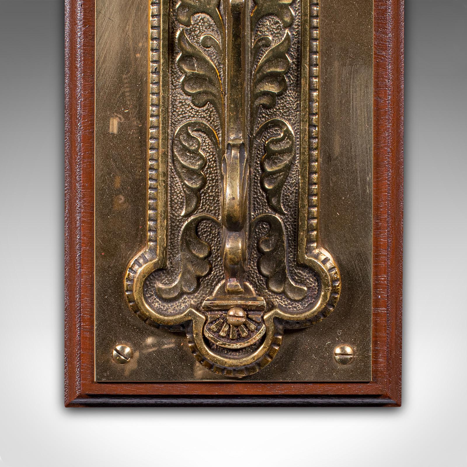 Antique Coffee House Bell, Italian, Brass, Wall Mounted, Cafe, Edwardian, C.1910 For Sale 3