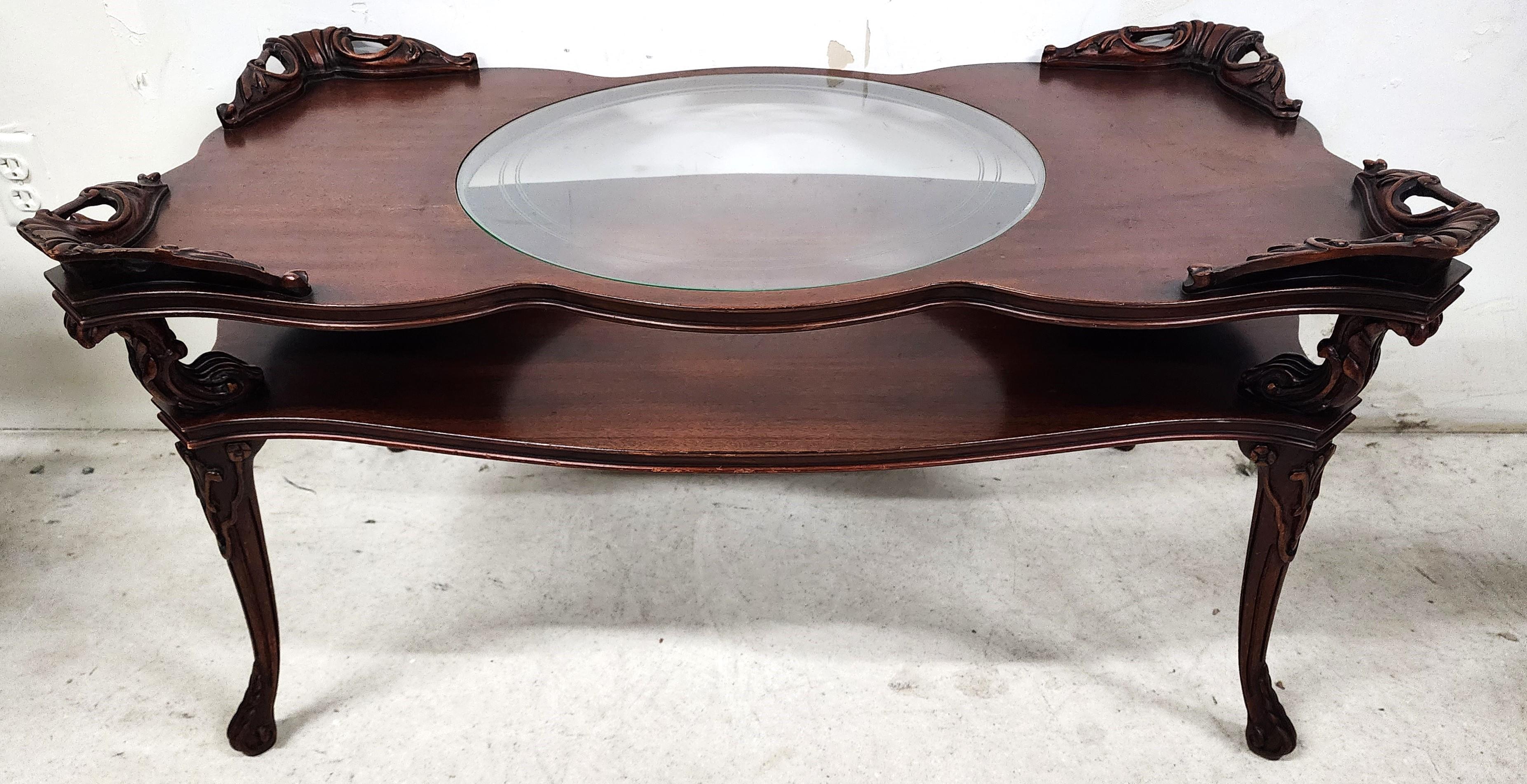 For FULL item description click on CONTINUE READING at the bottom of this page.

Offering One Of Our Recent Palm Beach Estate Fine Furniture Acquisitions Of An
Antique Coffee Table Louis XV by ADAMS ALWAYS

Adams Always Fine Furniture Louis XV