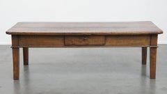 Antique Coffee Table with Drawer and Beautiful Details