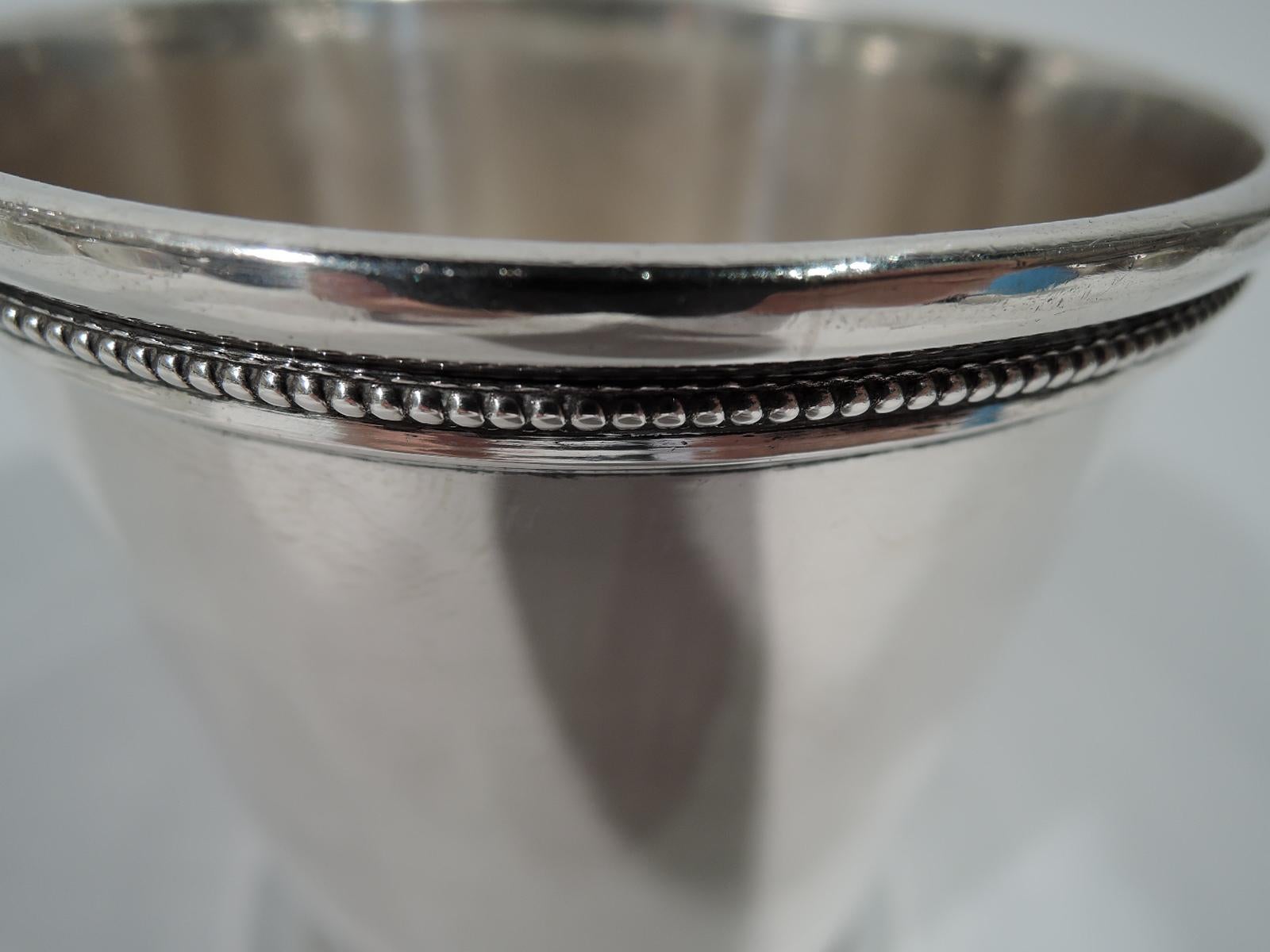 antique sterling silver mint julep cups