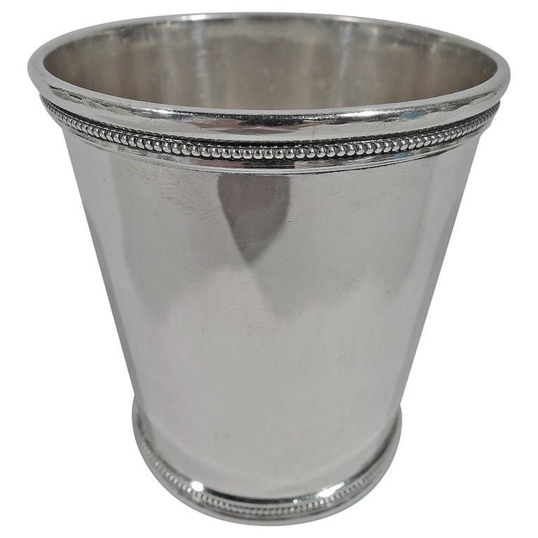 Antique Coin Silver Mint Julep Cup by St Louis Maker Eugene Jaccard For  Sale at 1stDibs