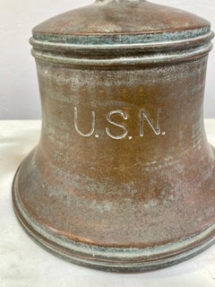 Antique Collectable USN Brass Bell